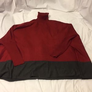 Flowy sweater with turtleneck